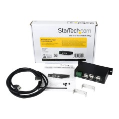 StarTech.com 4-Port Industrial USB 2.0 Hub with ESD Protection - Versatile Mountable Multiport Hub ST4200USBM for Enhanced Conne